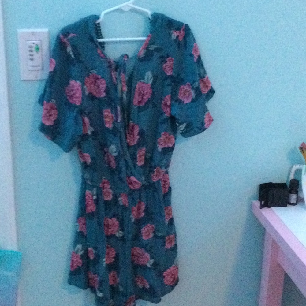 a floral romper